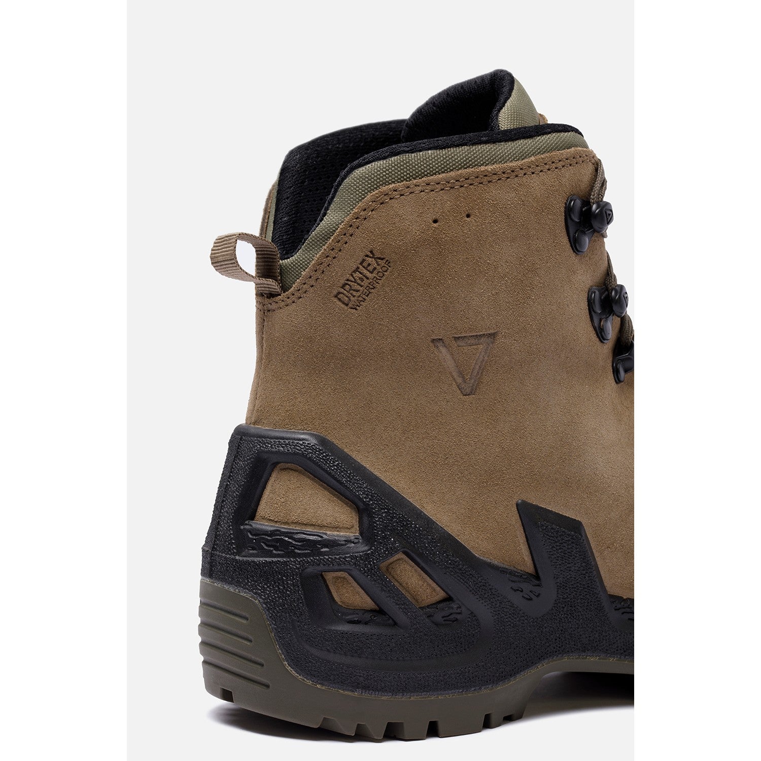 Vaneda 1240 V-Clutch Pro Mid Suet Men's Boots Black - MALLTURK