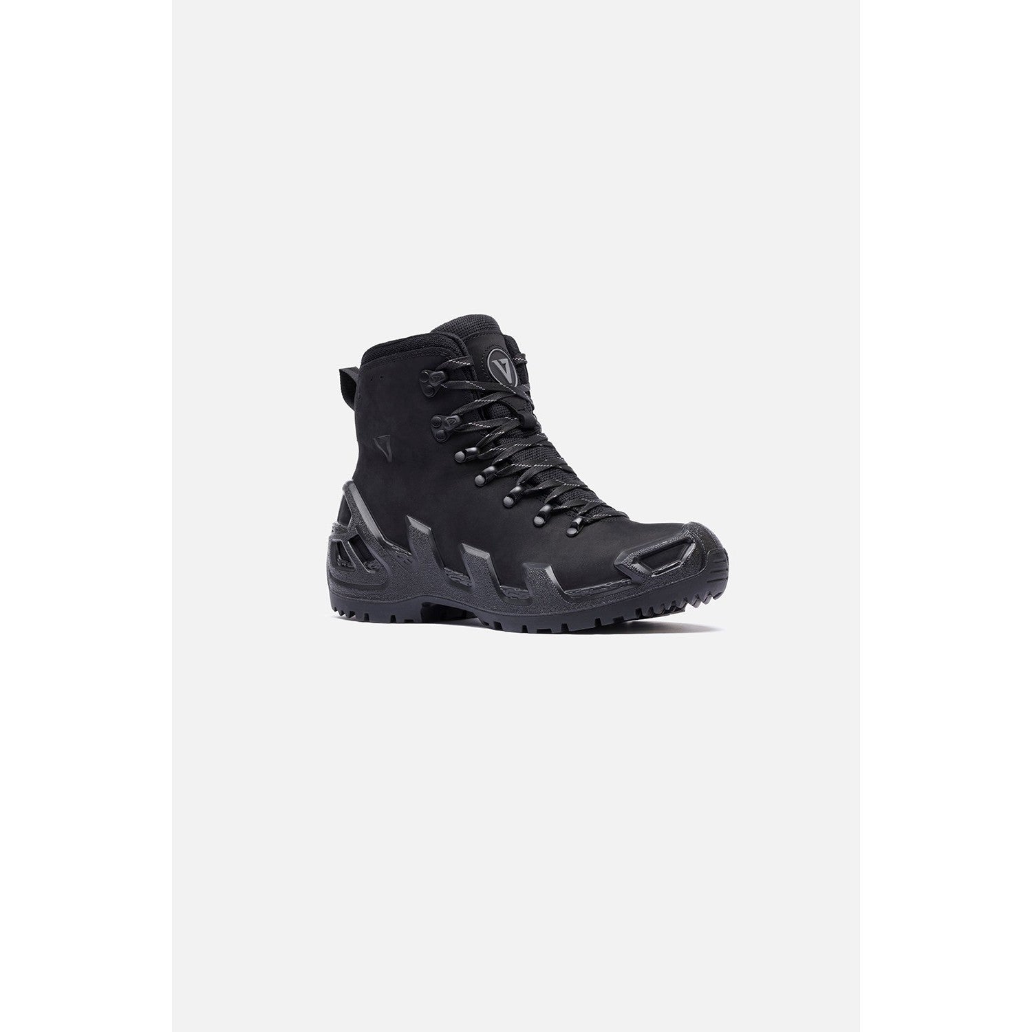 Vaneda 1240 V-Clutch Pro Mid Nubuck Men's Boots Black - MALLTURK