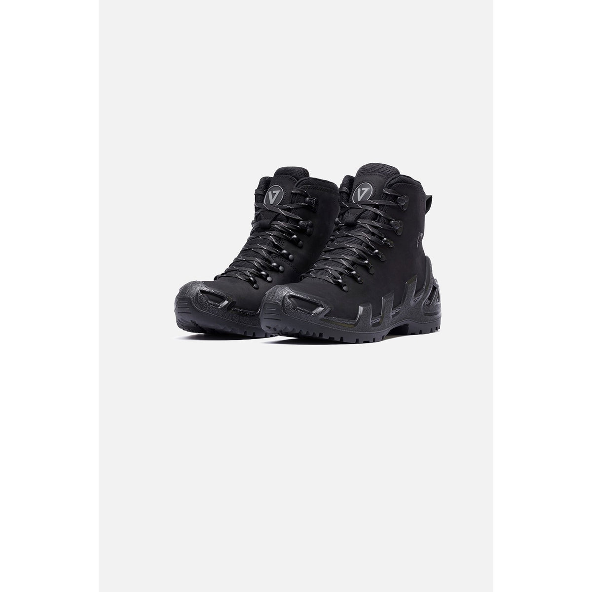 Vaneda 1240 V-Clutch Pro Mid Nubuck Men's Boots Black - MALLTURK