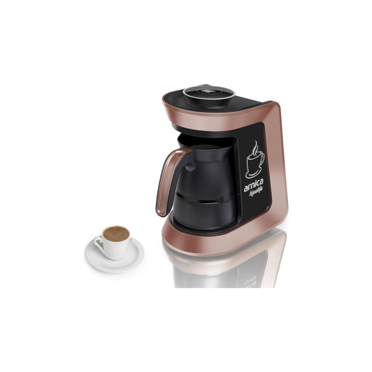 Arnica IH32050 Automatic Coffee Maker, Rose Gold, 4-Cup Capacity - MALLTURK