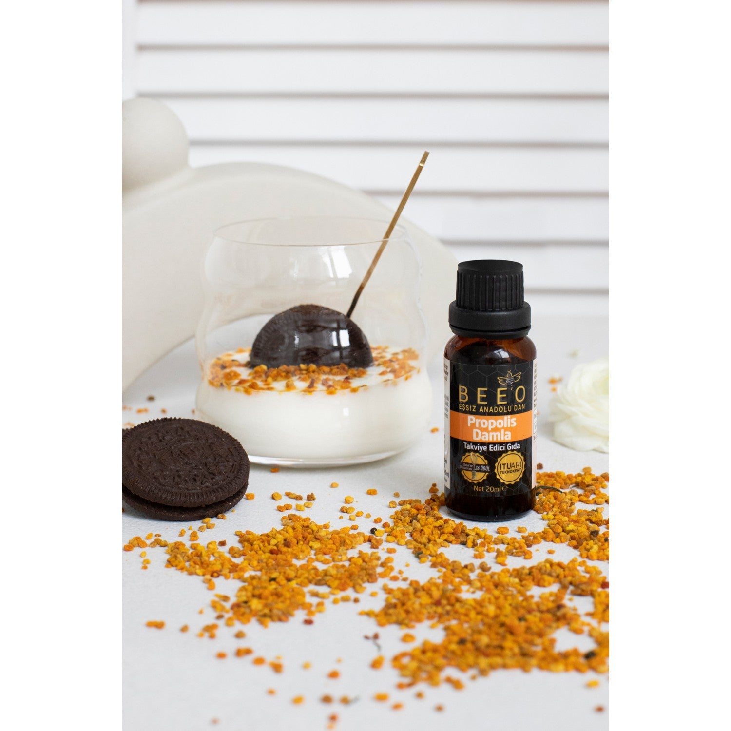 BEE'O Propolis Drops 60 ml Natural and Additive-Free Dietary Supplement - MALLTURK
