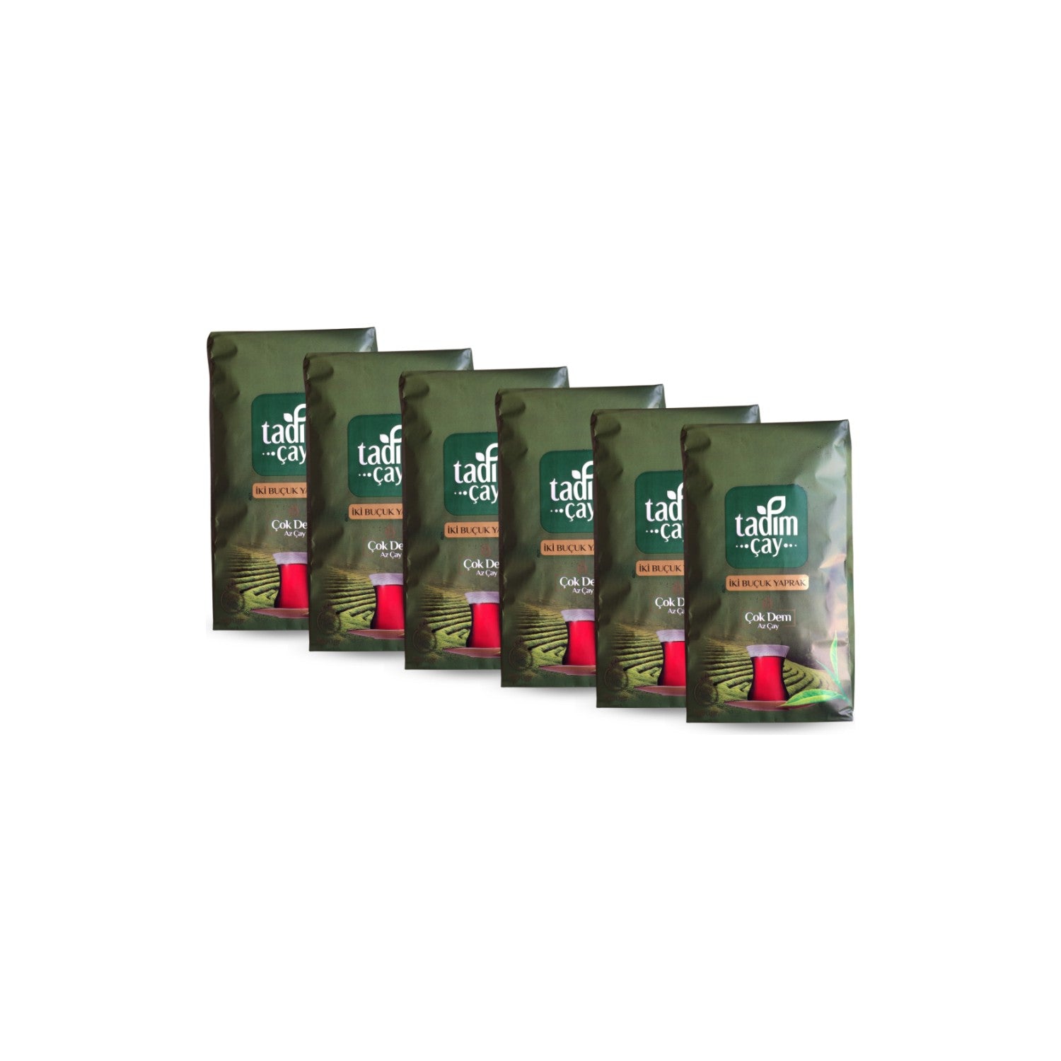 Tadim tea Iki Bucuk Yaprak 6 pieces 1000 g ( HAKIKI RIZE tea , pack black tea) - MALLTURK