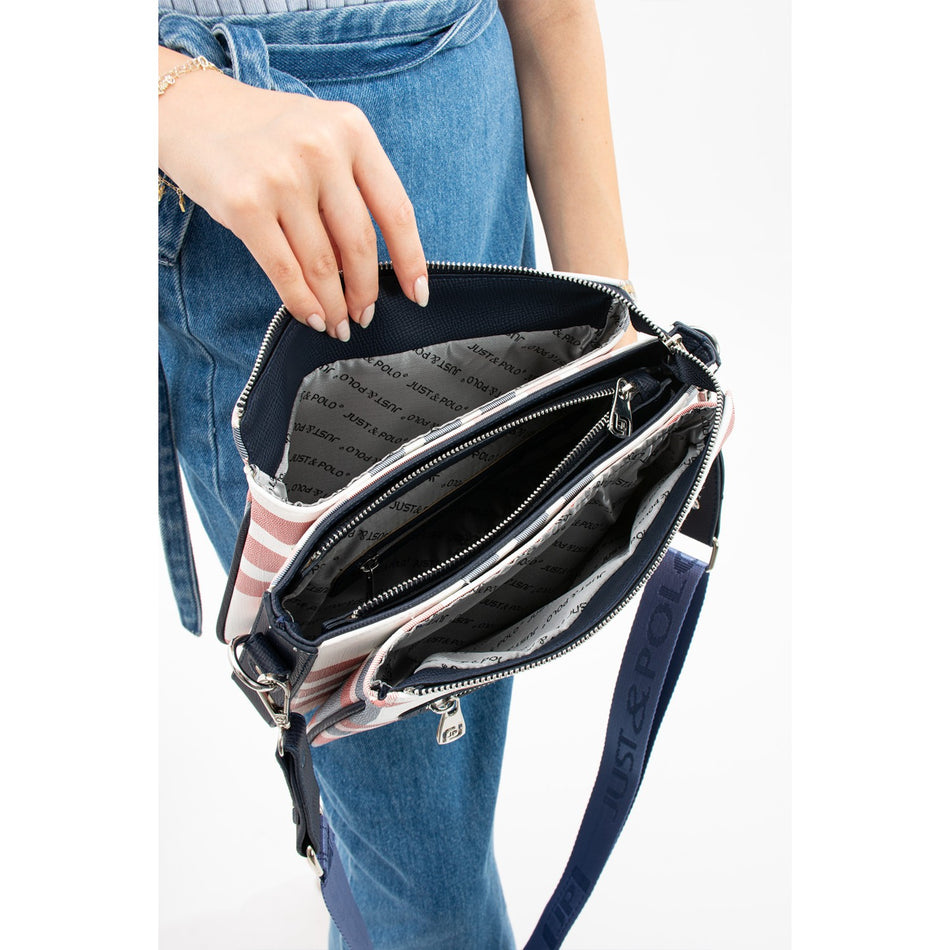 Just Polo Women's Shoulder Bag Navy Blue Bag - MALLTURK