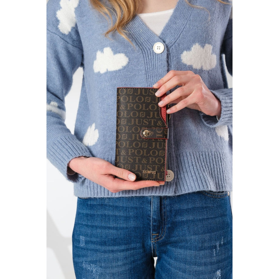 Just Polo Women's Wallet New Season Red - Tan