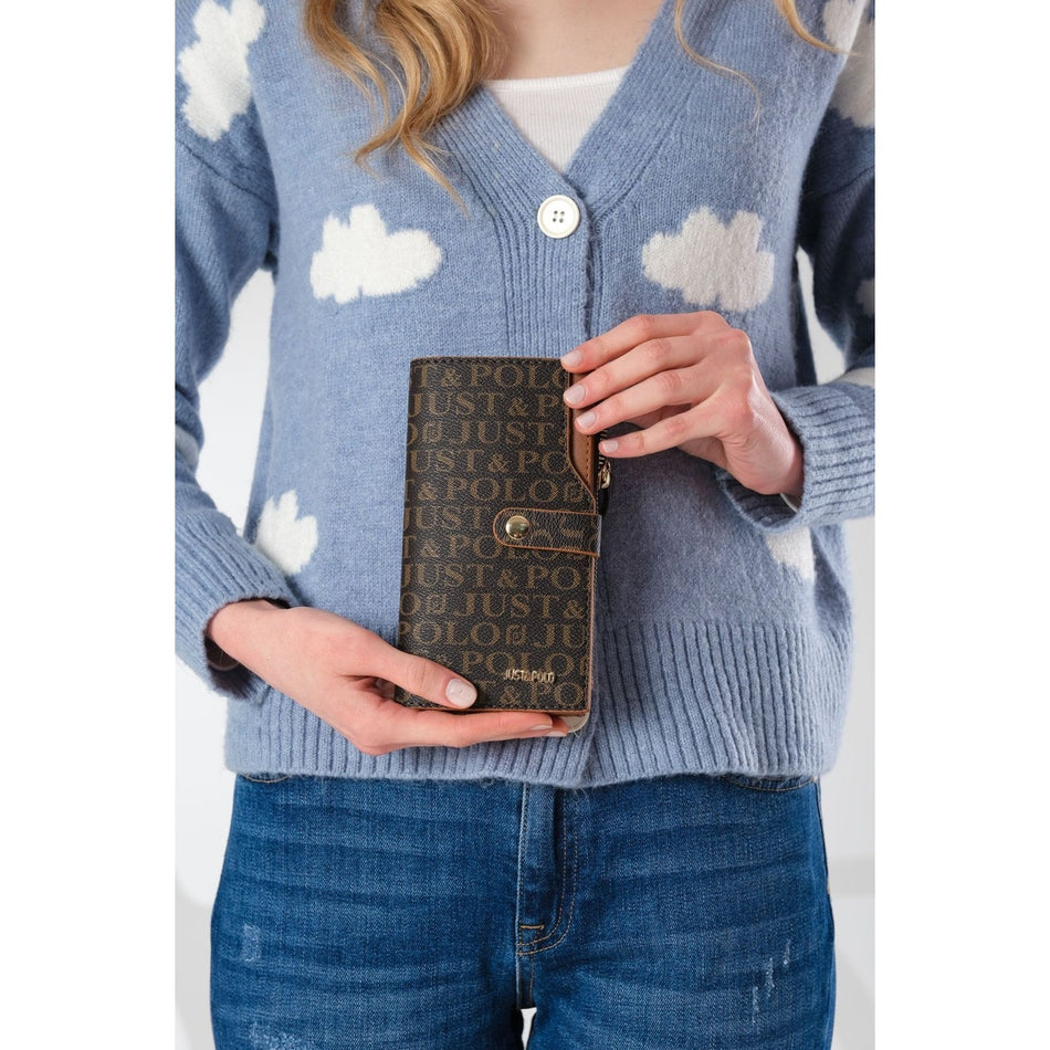 Just Polo Women's Wallet New Season Color Navy Blue