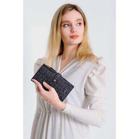 Just Polo Women's Wallet New Season Black Model - MALLTURK