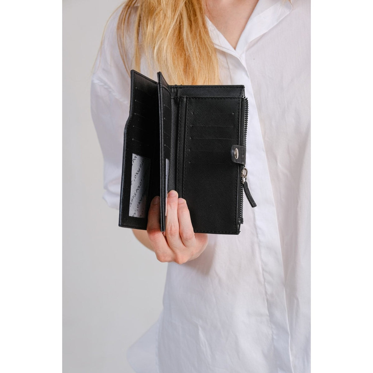 Just Polo Women's Wallet Black New Season - MALLTURK
