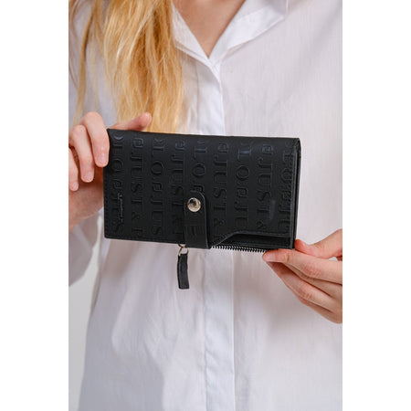 Just Polo Women's Wallet Black New Season - MALLTURK