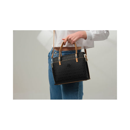 Just Polo Women's 5-Compartment Embossed Hand and Shoulder Bag JPM4045 Women's Bag - MALLTURK