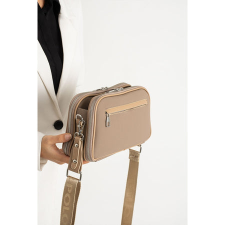 Just Polo Women's Shoulder & Messenger Bag Sand Color - MALLTURK