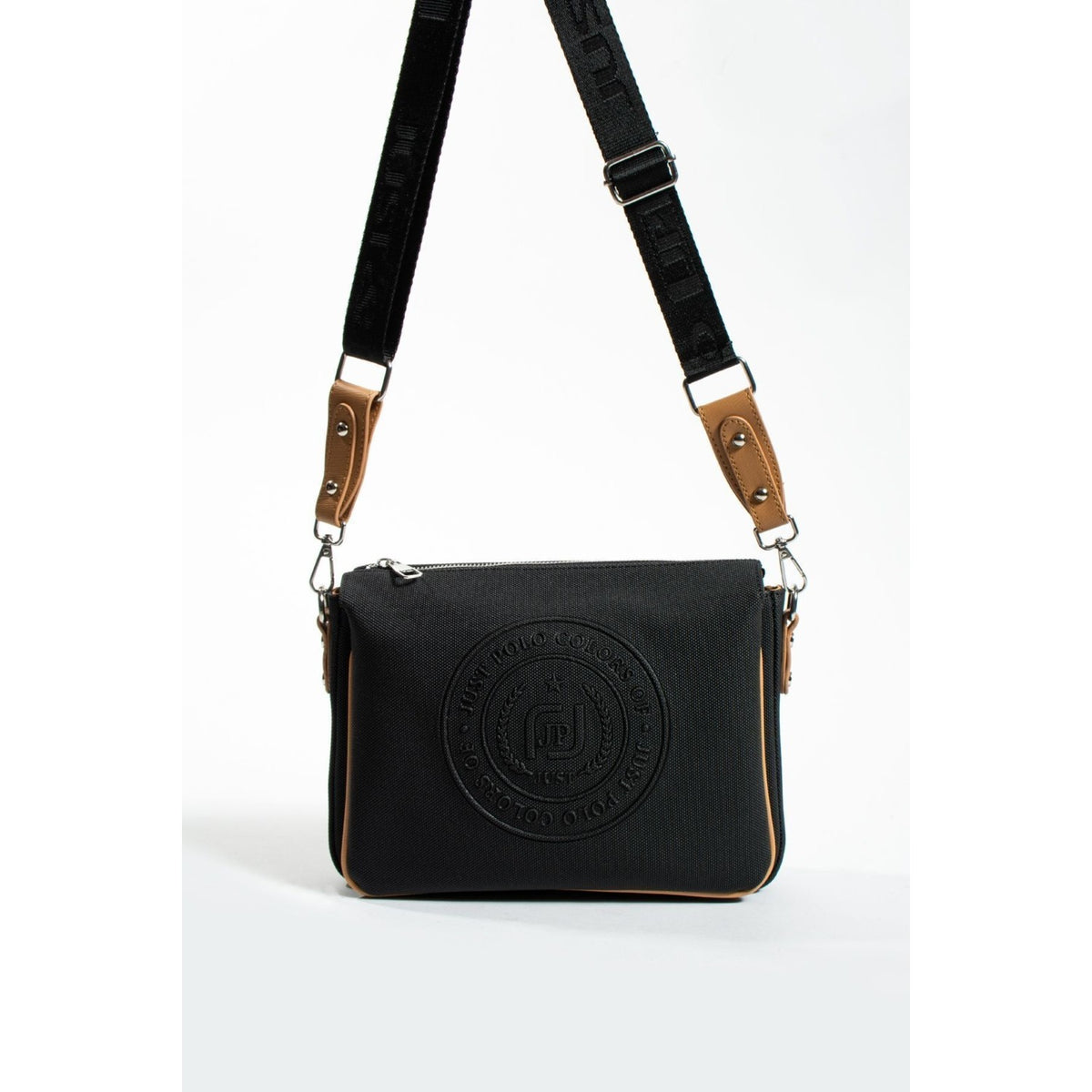Just Polo New Season Lacoste Fabric Black - Tan - MALLTURK
