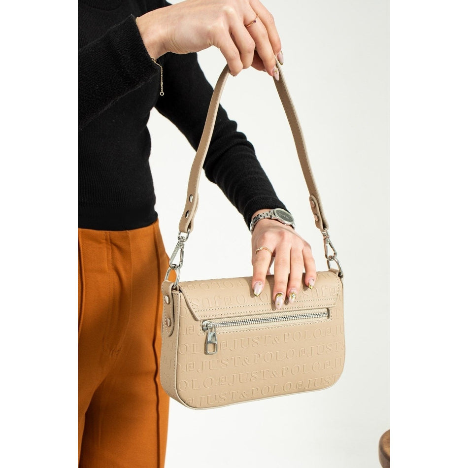 Just Polo Women's Shoulder Bag Sand Women's Bag - MALLTURK