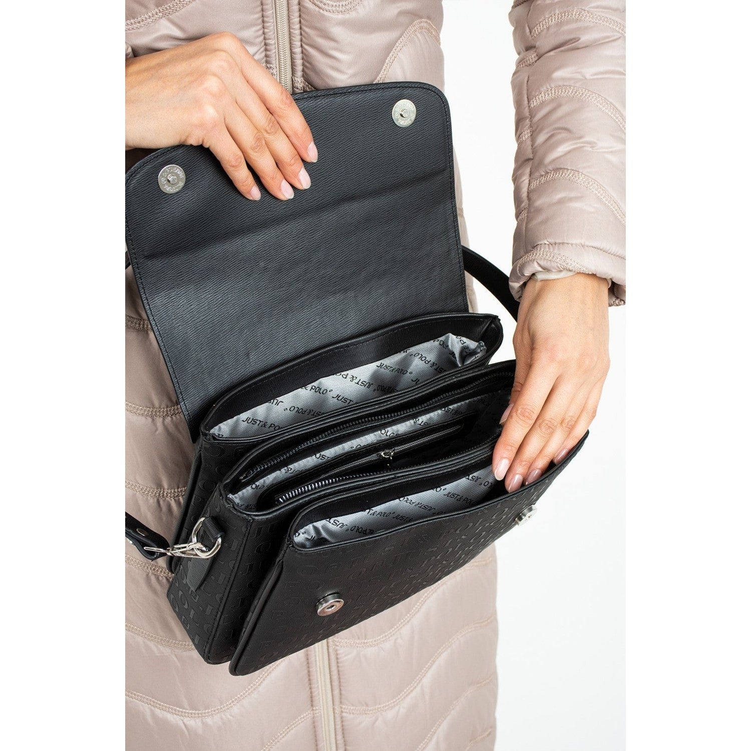 Just Polo New Season Women's Bag JPM4063 Black - MALLTURK