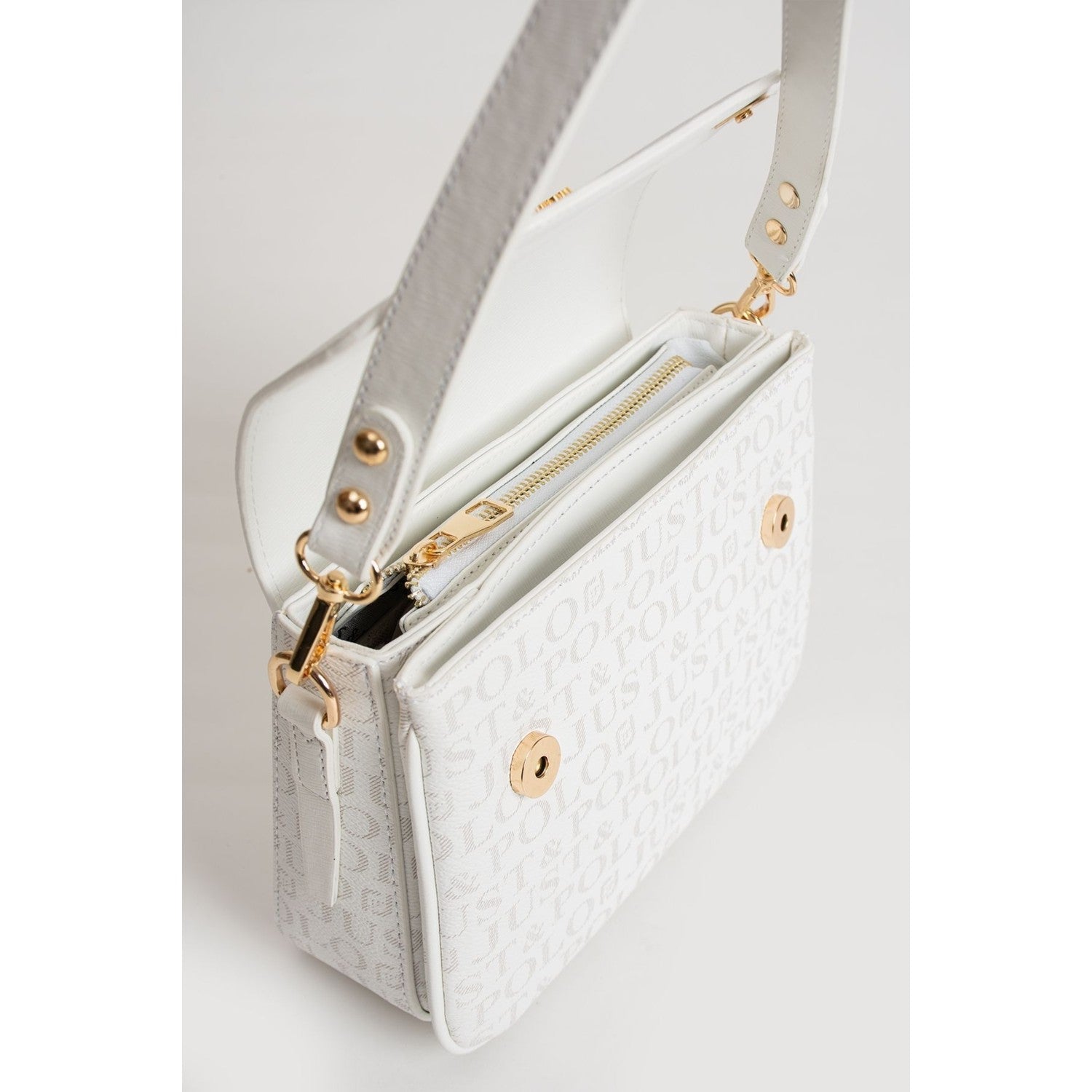 Just Polo Women's Shoulder Bag New Season Lacoste Fabric 2197 Women's Bag - MALLTURK