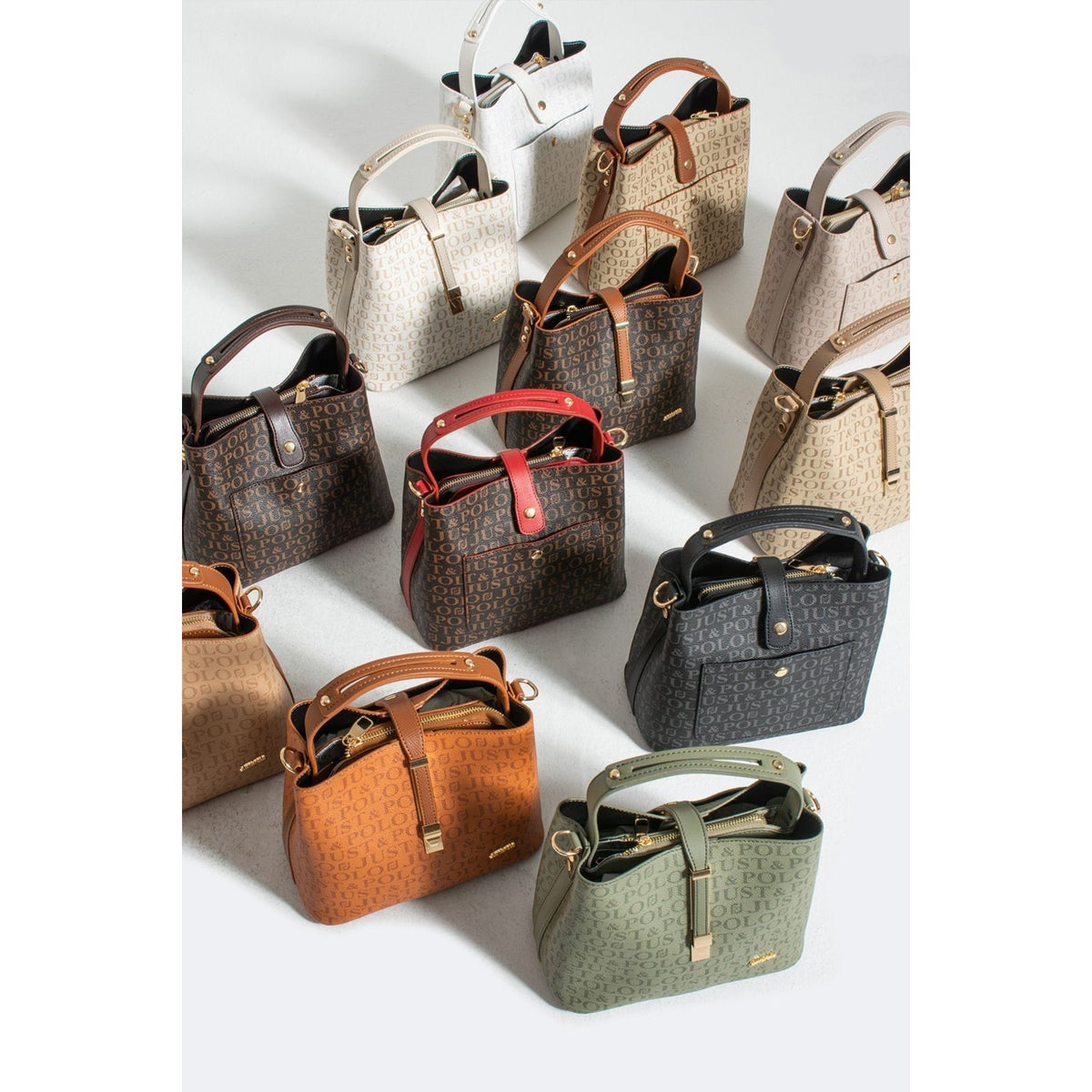 Just Polo Women's Hand and Shoulder Bag 2055 Fashion Bag - MALLTURK