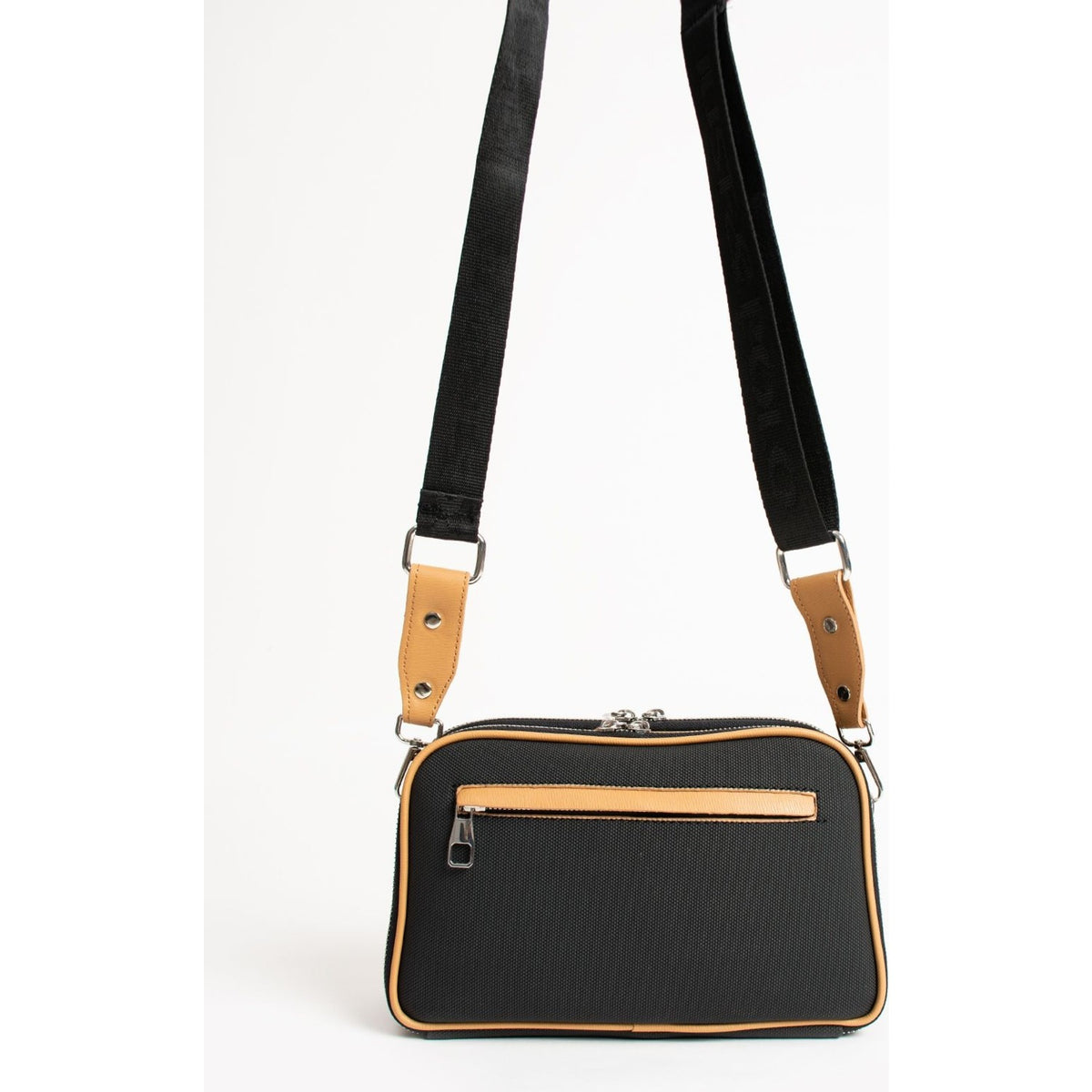 Just Polo Women's Shoulder & Messenger Bag Black - Tan - MALLTURK