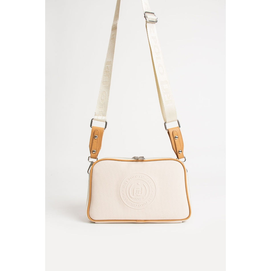 Just Polo Women's Shoulder & Messenger Bag Cream - Tan - MALLTURK