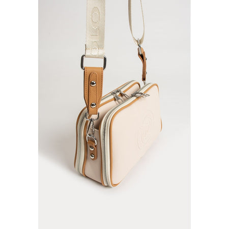 Just Polo Women's Shoulder & Messenger Bag Cream - Tan - MALLTURK