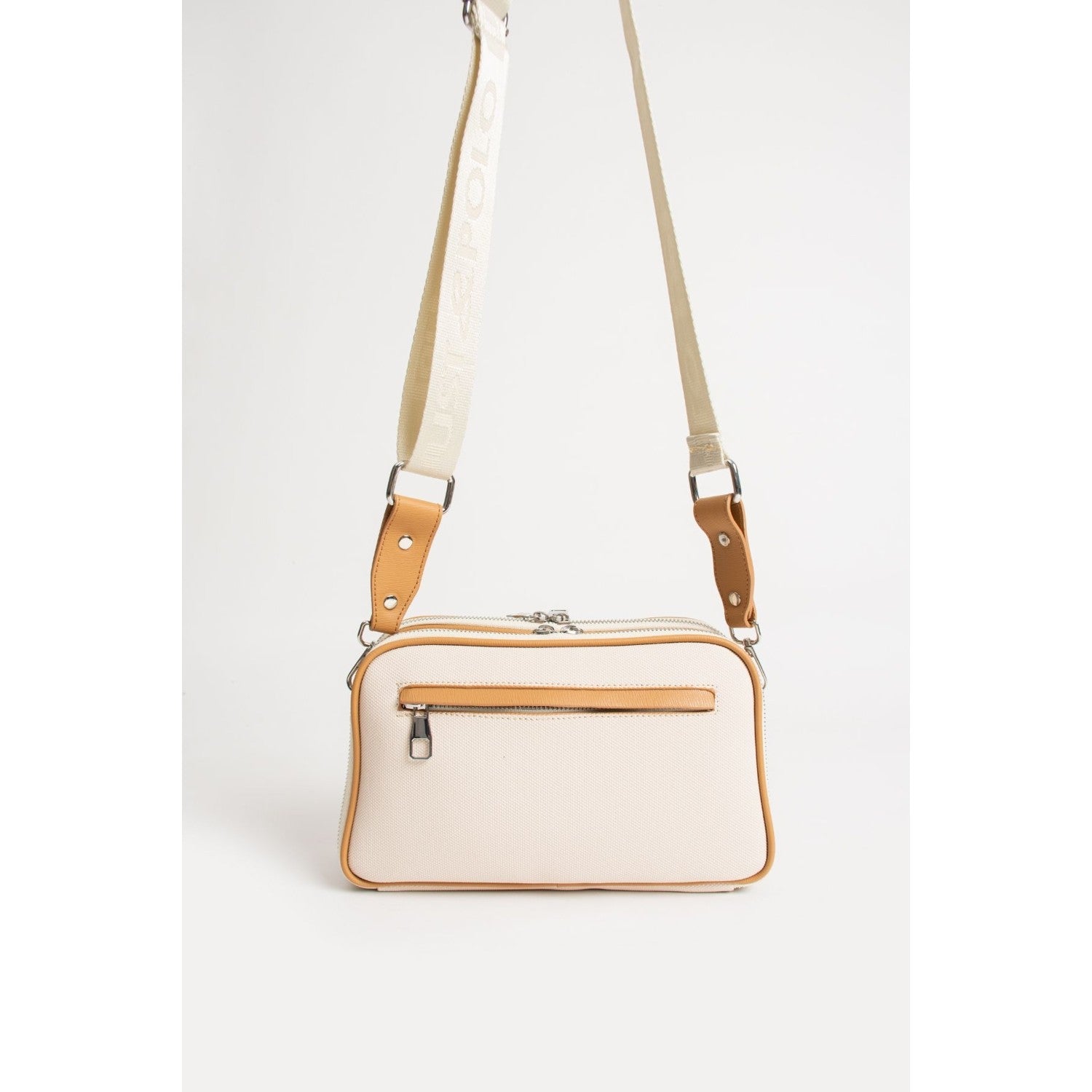 Just Polo Women's Shoulder & Messenger Bag Cream - Tan - MALLTURK