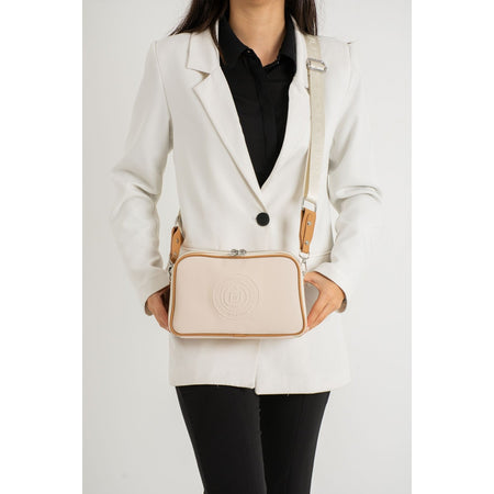 Just Polo Women's Shoulder & Messenger Bag Cream - Tan - MALLTURK