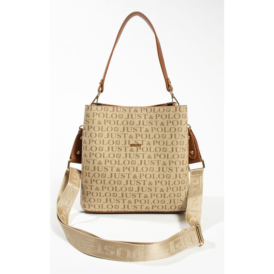 Just Polo Women's Printed 3-Compartment Messenger and Shoulder Bag 2117 Women's Shoulder Bag - MALLTURK