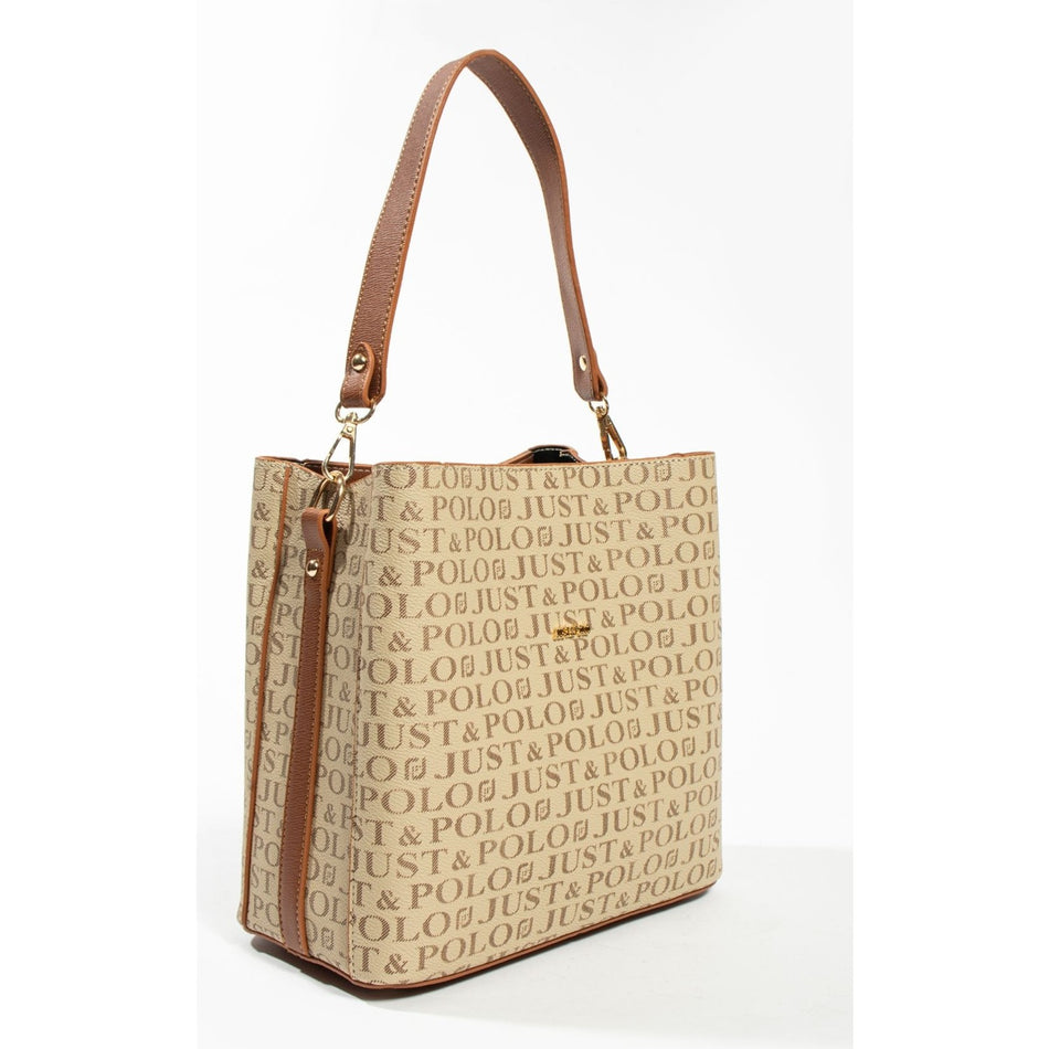 Just Polo Women's Printed 3-Compartment Messenger and Shoulder Bag 2117 Women's Shoulder Bag - MALLTURK