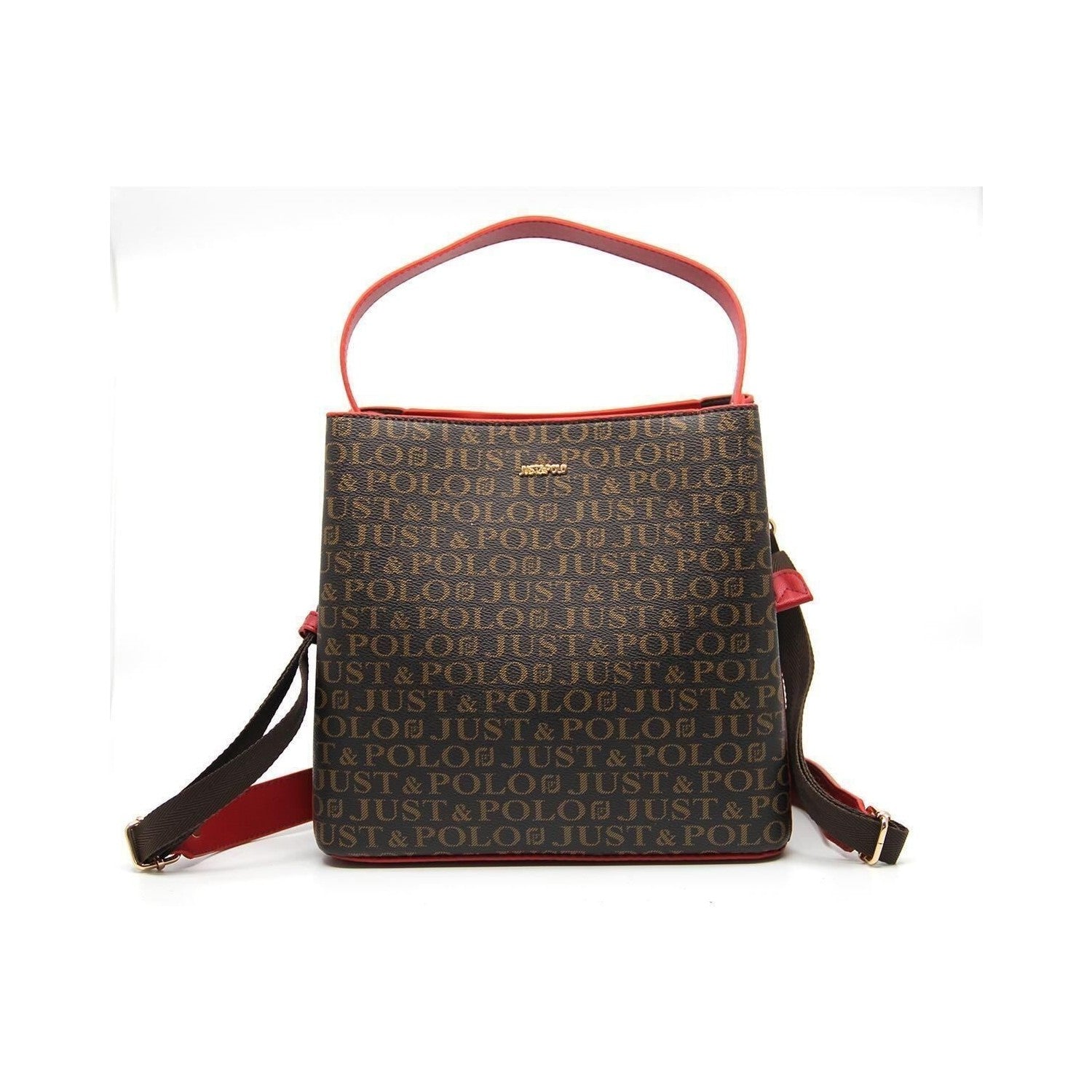 Just Polo Women's Printed 3-Compartment Messenger and Shoulder Bag 2117 Women's Bag - MALLTURK