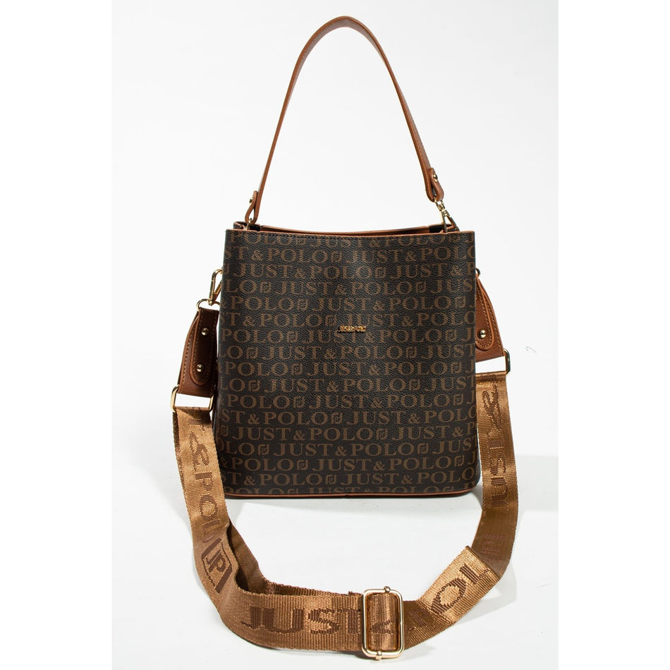 Just Polo Women's Printed 3-Compartment Messenger and Shoulder Bag 2117 Fashion Bag - MALLTURK