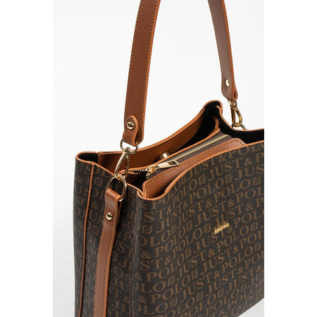 Just Polo Women's Printed 3-Compartment Messenger and Shoulder Bag 2117 Fashion Bag - MALLTURK