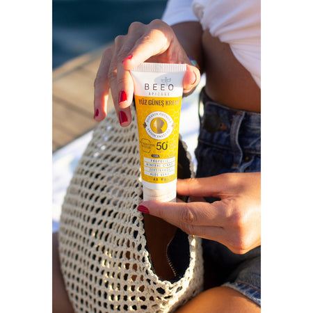 BEE'O With Propolis Mineral With Zinc Organic Face Sunscreen 40 ml - MALLTURK