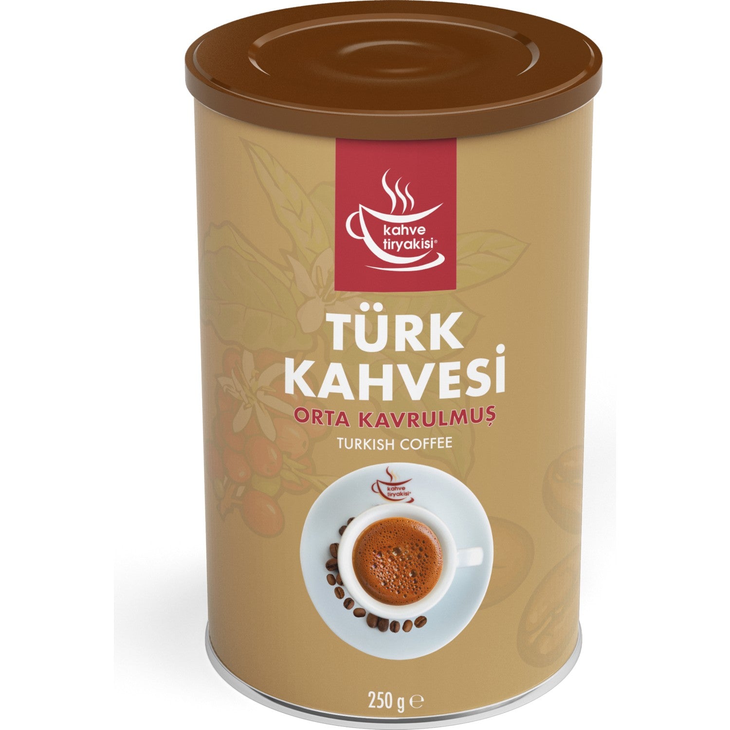 Coffee Addict Medium Roast Turkish Coffee 250 gr Tin - MALLTURK