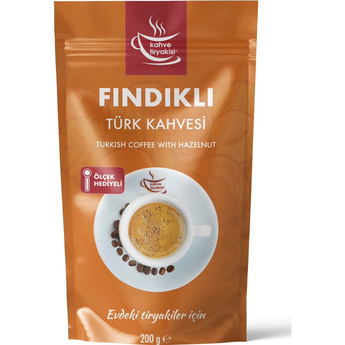 Coffee Addict Hazelnut Turkish Coffee 200 gr - MALLTURK