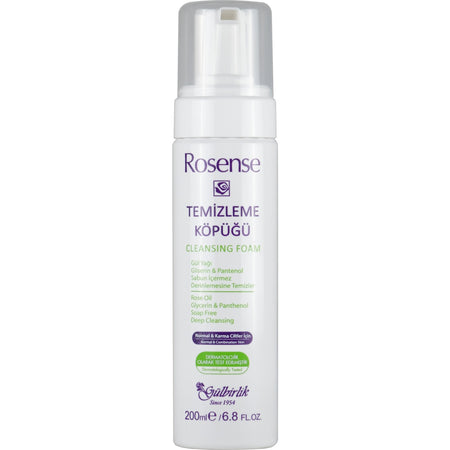 Rosense Rose Extract Facial Cleansing Foam - Deep Cleansing, 200 ml - MALLTURK