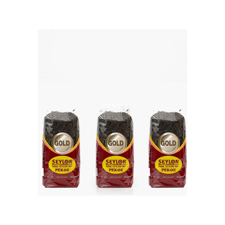 Seylon tea 500 g Seylon Pekoe Gold 100% Saf Ceylon Tea 3 pieces Ithal Seylan Sri Lanka Kacak Siyah Yaprak tea. - MALLTURK