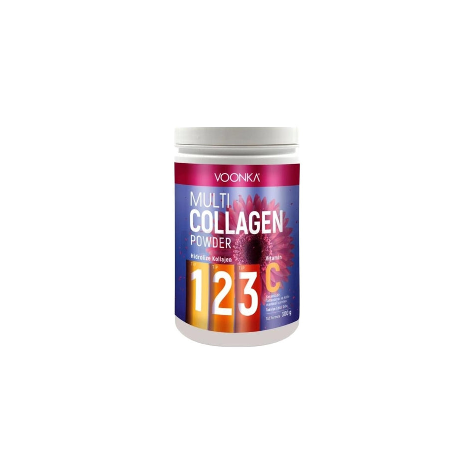 Voonka Multi Collagen Powder 300 g Hydrolyzed Collagen - MALLTURK