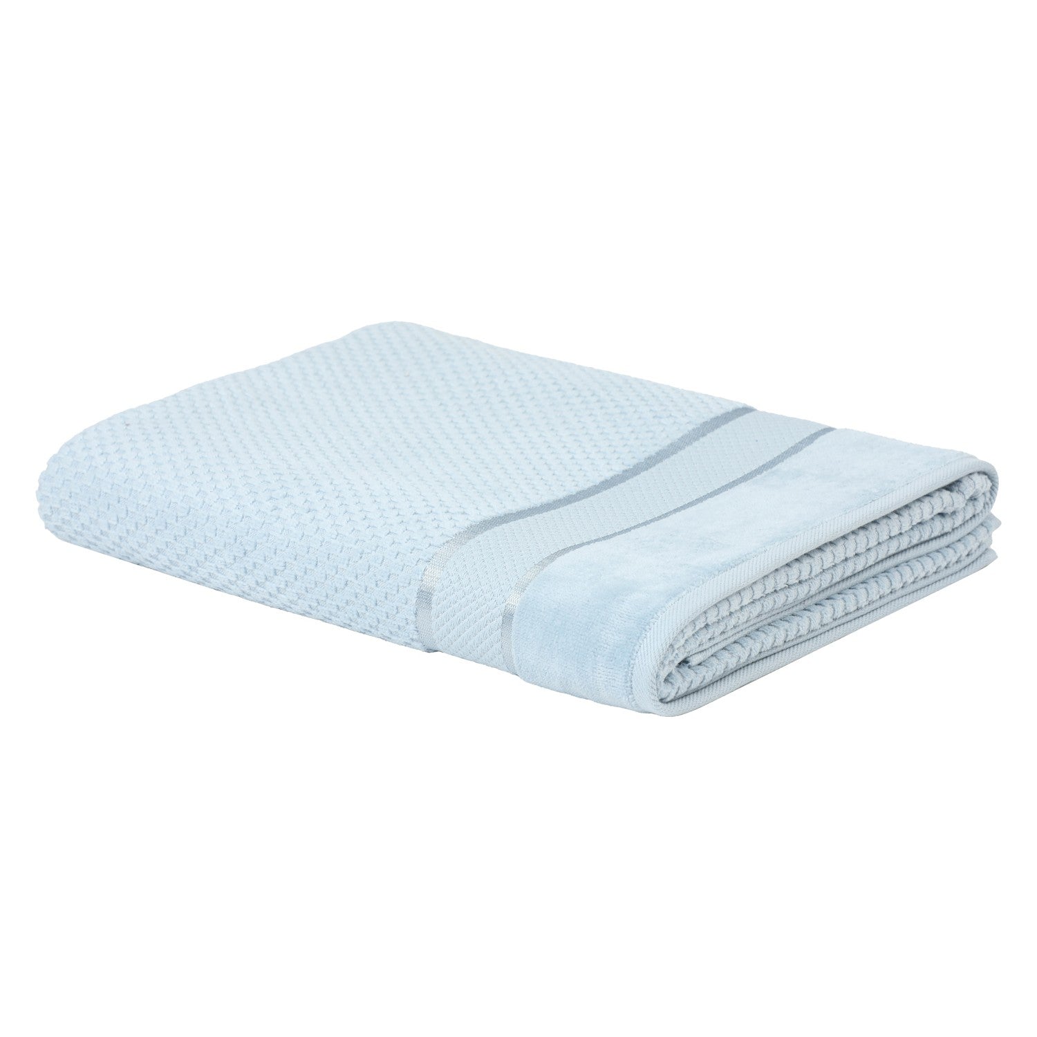 Ozdilek Bright Velvet Bath Towel 90x150 cm Blue - MALLTURK