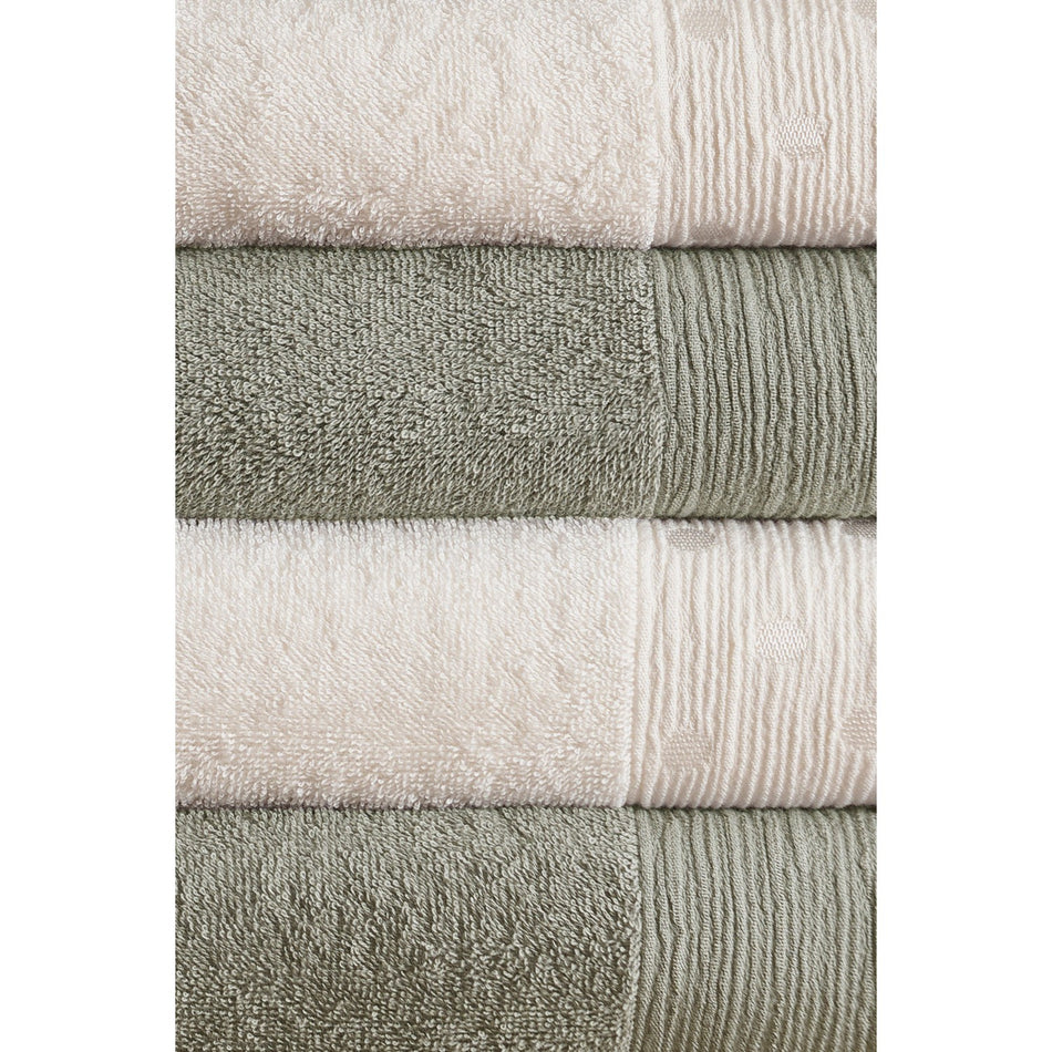 Ozdilek Point Towel Set Green - MALLTURK