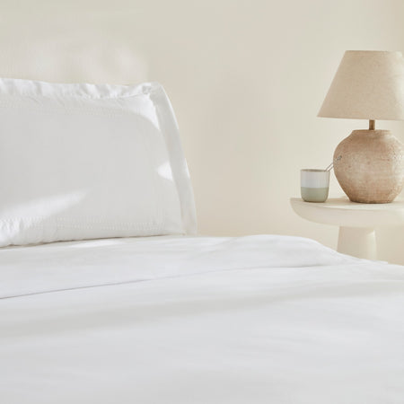 Karaca Home Felves %100 Cotton King Size Duvet Cover Set White - MALLTURK