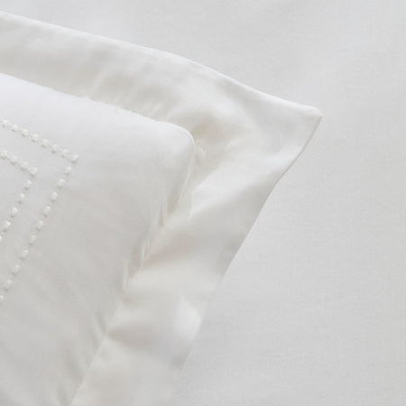 Karaca Home Felves %100 Cotton King Size Duvet Cover Set White - MALLTURK