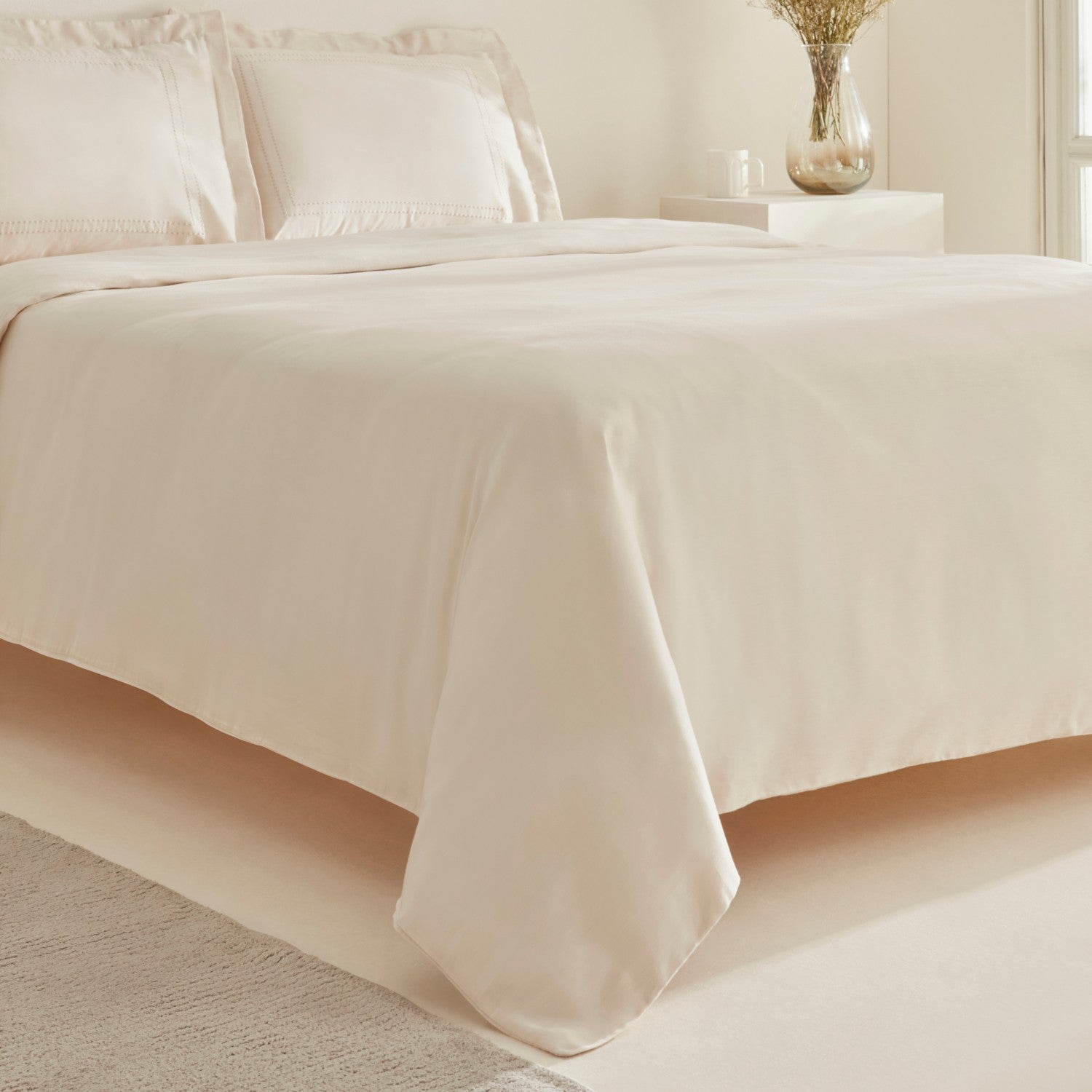 Karaca Home Felves %100 Cotton Double Duvet Cover Set Beige - MALLTURK