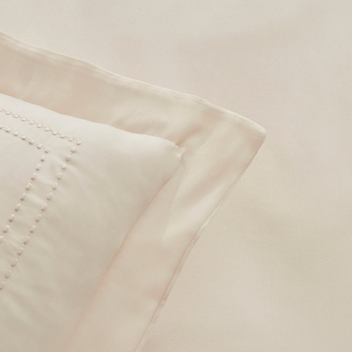 Karaca Home Felves %100 Cotton Double Duvet Cover Set Beige - MALLTURK