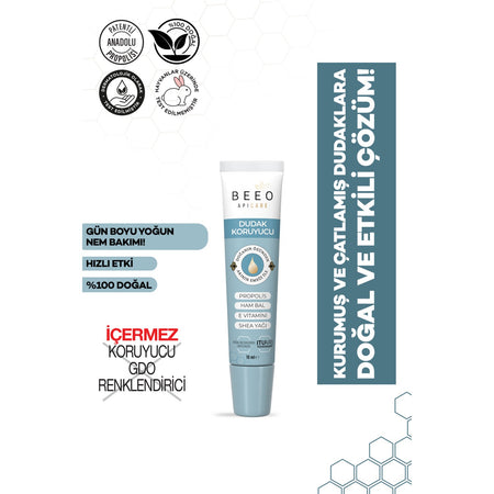 BEE'O Up Intensive Moisturizing Lip Balm Raw Honey - MALLTURK