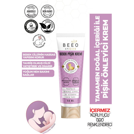 BEE'O Apibaby 50 ml With Propolis Diaper Care Cream