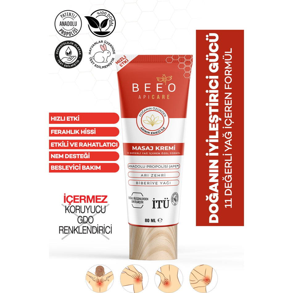 BEE'O Apicare Massage Cream - MALLTURK