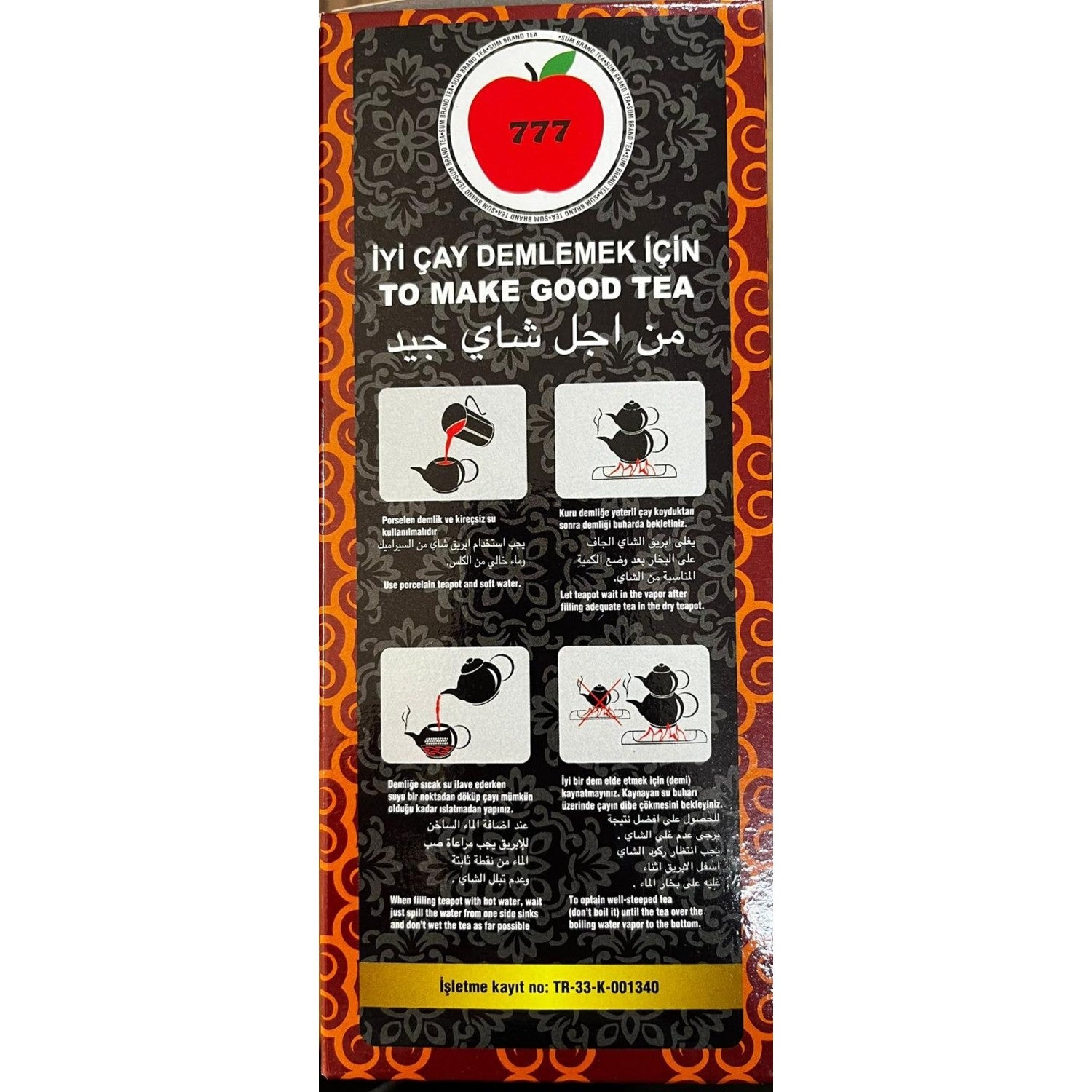 777 kutu Siyah ithal tea 400 g - MALLTURK