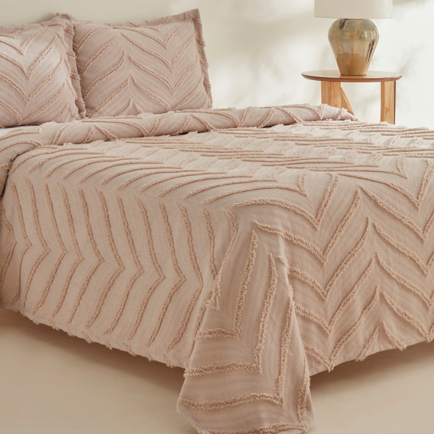 Karaca Home Arlina Geo Stone Double Bedspread - MALLTURK