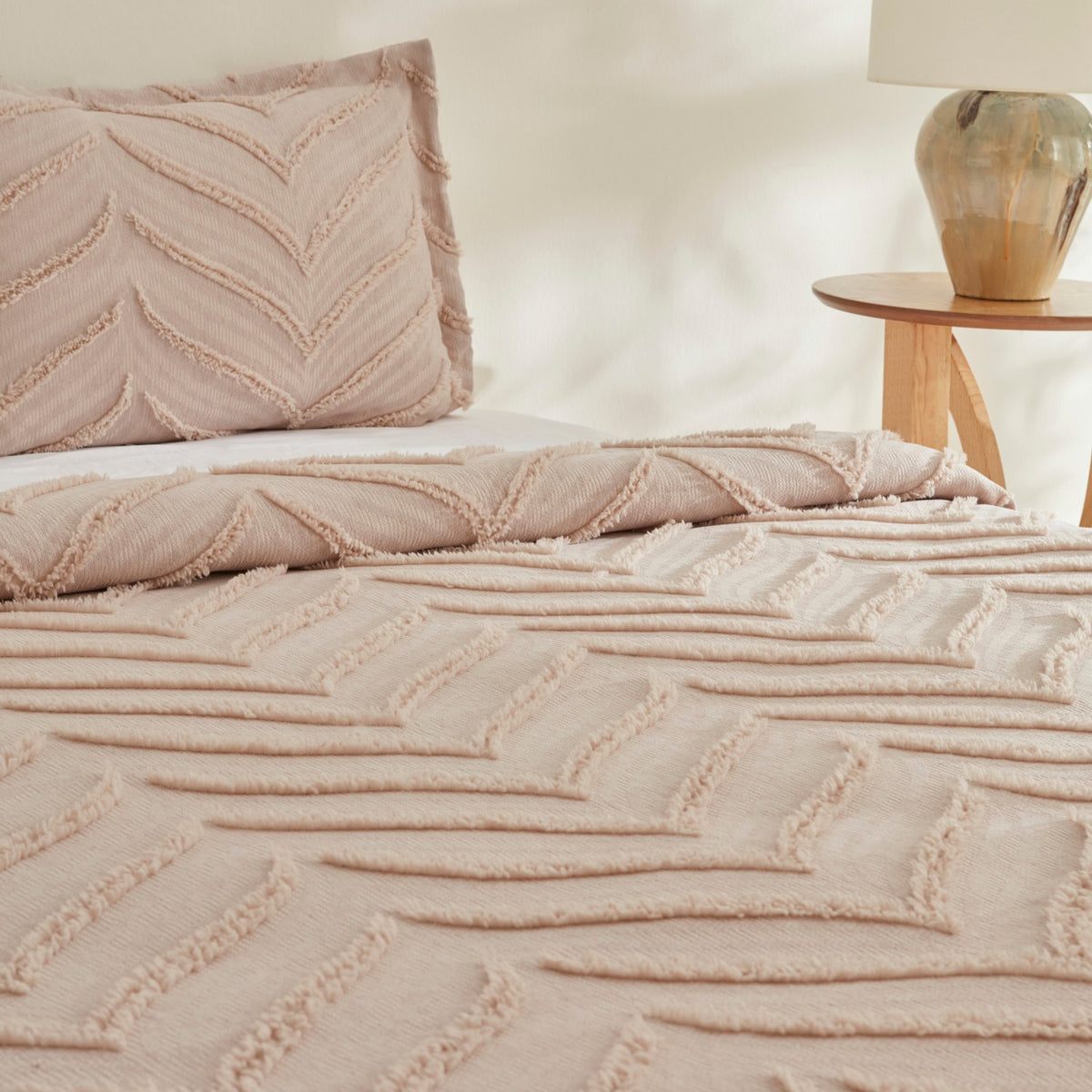Karaca Home Arlina Geo Stone Double Bedspread - MALLTURK