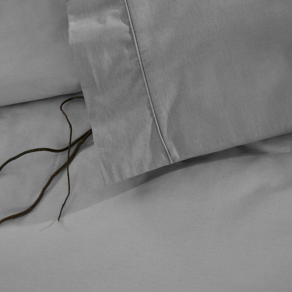 Tac Basic Ranforce Double Duvet Cover Set Anthracite - MALLTURK