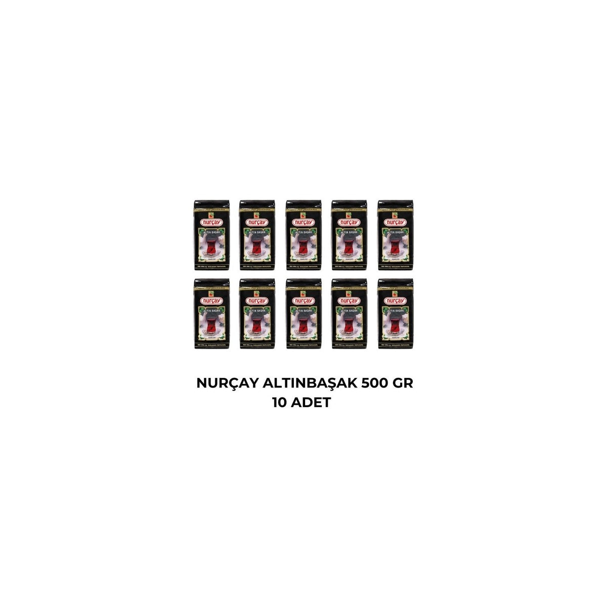 Nurcay Altinbasak tea 500 g - 10 pieces natural leaf black tea Aromasi with quality Secim