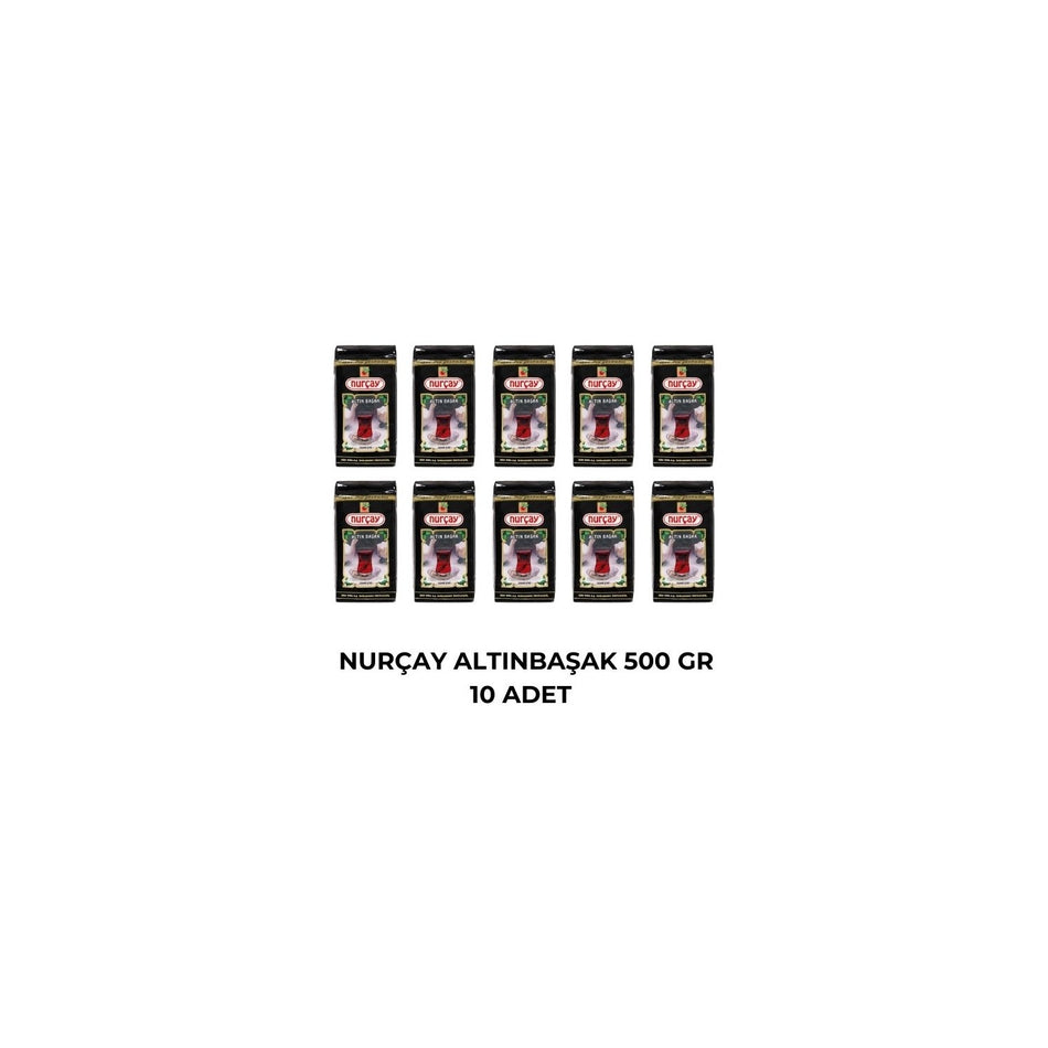 Nurcay Altinbasak tea 500 g - 10 pieces natural leaf black tea Aromasi with quality Secim